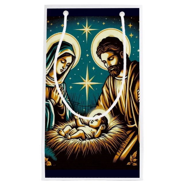 Bolsa De Regalo Pequeña Natividad (Anverso)