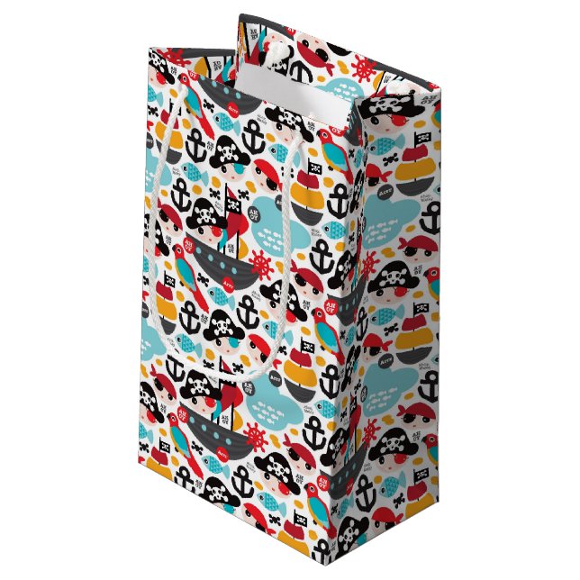 Bolsa De Regalo Pequeña Navegación retra del ilustracion de los piratas (Angulo reverso)