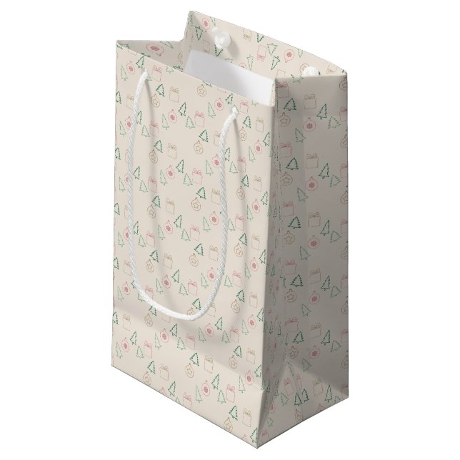 Bolsa De Regalo Pequeña Navidad Chic (Angulo Anverso)