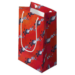 Bolsa De Regalo Pequeña Navidad de burro