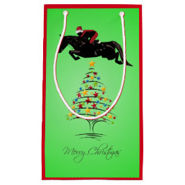 Bolsa De Regalo Pequeña Navidad de salto del caballo