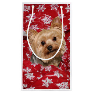 Bolsa De Regalo Pequeña Navidad de Yorkie