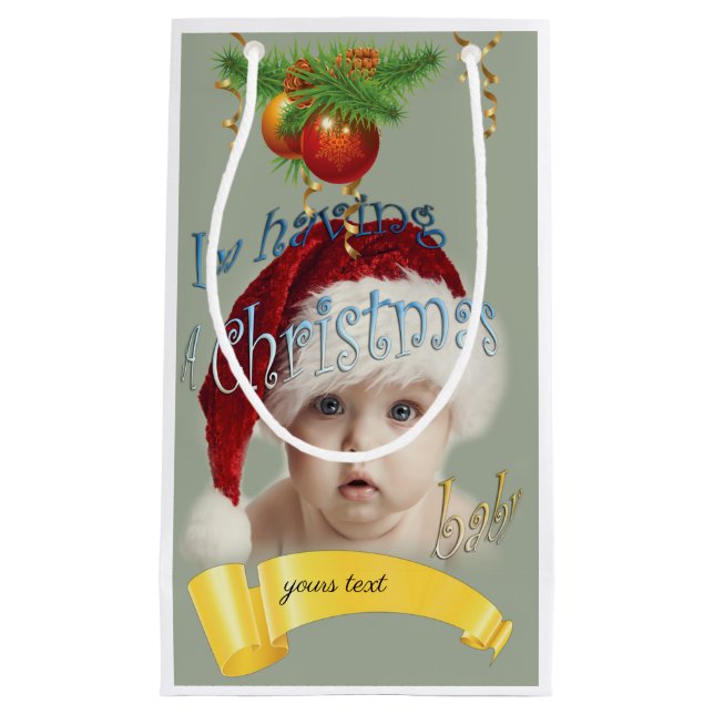 Bolsa De Regalo Pequeña Navidades Bebé (Anverso)