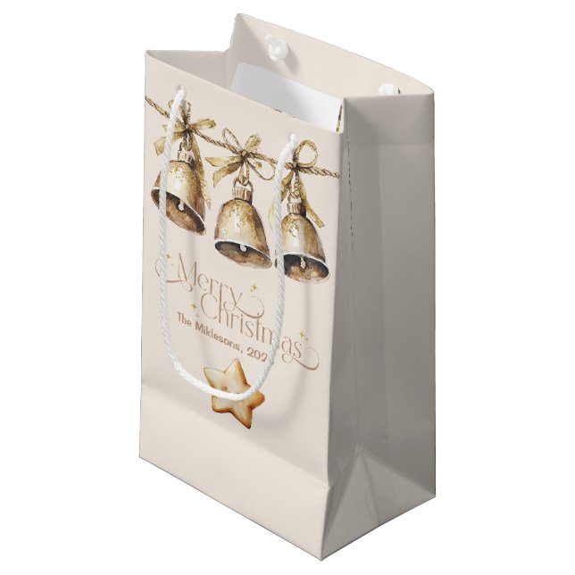 Bolsa De Regalo Pequeña Navidades botánicos de Rusia (Angulo Anverso)