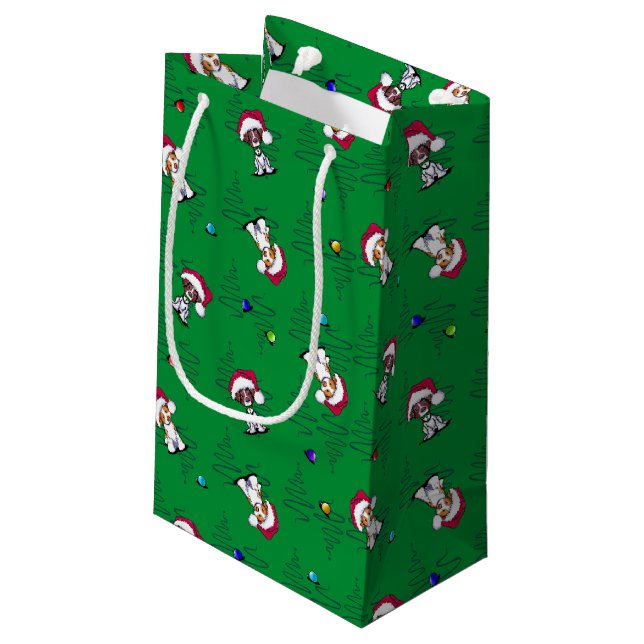 Bolsa De Regalo Pequeña Navidades Brittanies (Angulo reverso)
