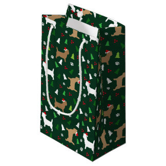 Bolsa De Regalo Pequeña Navidades Cairn Terrier Perros vacaciones Cairns