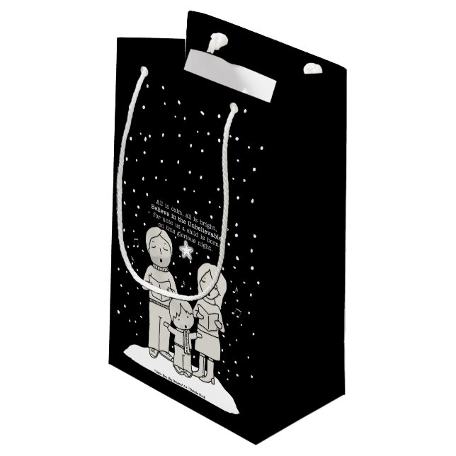 Bolsa De Regalo Pequeña Navidades Caroling (Angulo reverso)