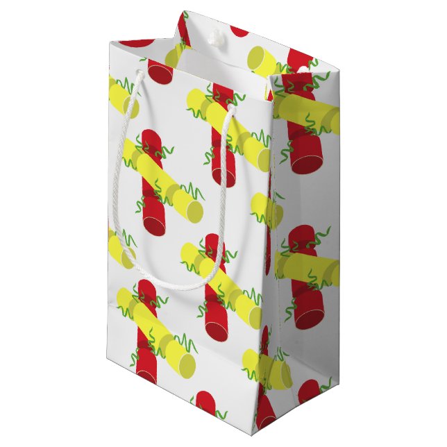 Bolsa De Regalo Pequeña Navidades Crackers (Angulo Anverso)