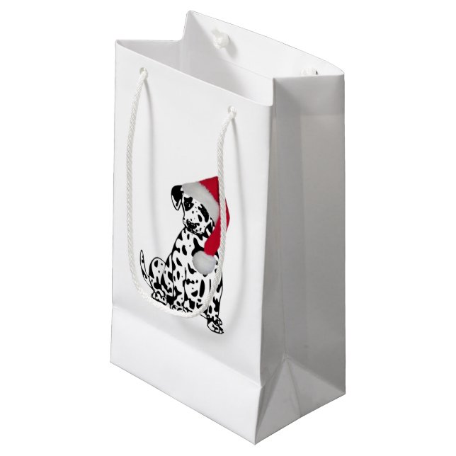 Bolsa De Regalo Pequeña Navidades Dalmatian (Angulo Anverso)
