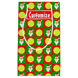 Bolsa De Regalo Pequeña Navidades de texto/nombre personalizado del jugado