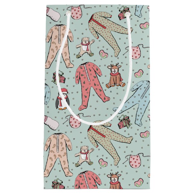 Bolsa De Regalo Pequeña Navidades de una niña pequeña (Anverso)