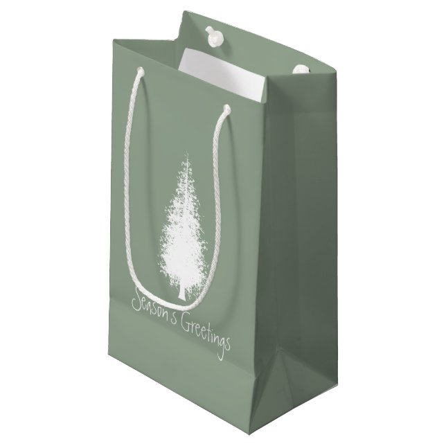 Bolsa De Regalo Pequeña Navidades de Woodland Trees (Angulo Anverso)