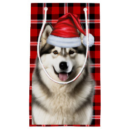 Bolsa De Regalo Pequeña Navidades divertidos y divertidos de malamute