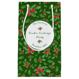 Bolsa De Regalo Pequeña Navidades editables Cookie Fiesta Feliz Navidad