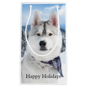 Bolsa De Regalo Pequeña Navidades fotográficos de Mascota lindo