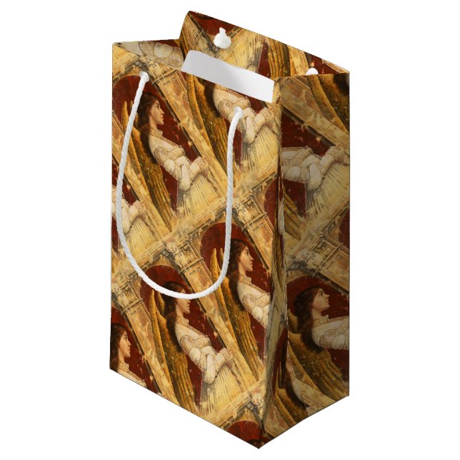 Bolsa De Regalo Pequeña Navidades Fresco Angel (Angulo Anverso)