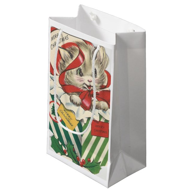 Bolsa De Regalo Pequeña Navidades Kitten Gift Bag (Angulo Anverso)