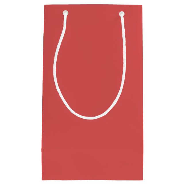 Bolsa De Regalo Pequeña Navidades ligeros de Chalkboard rojo (Anverso)