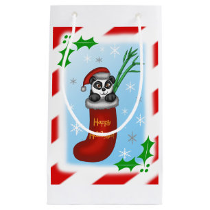Bolsa De Regalo Pequeña Navidades Panda