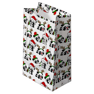 Bolsa De Regalo Pequeña Navidades Pandas