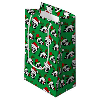 Bolsa De Regalo Pequeña Navidades Pandas