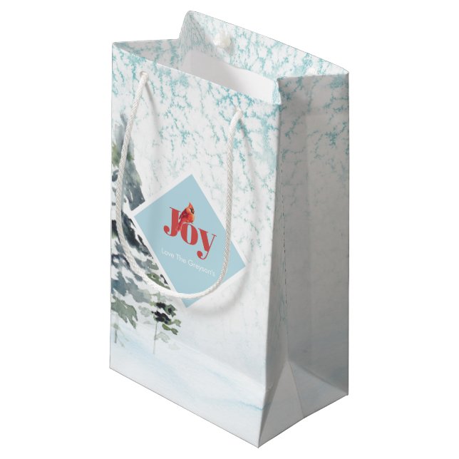 Bolsa De Regalo Pequeña Navidades personalizados regalan bolsitas (Angulo Anverso)
