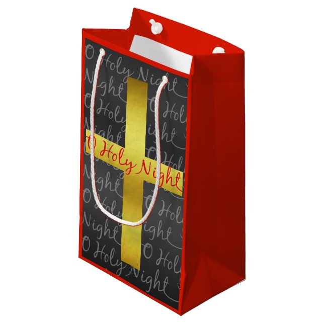 Bolsa De Regalo Pequeña Navidades religiosos cruzan la noche sagrada (Angulo Anverso)