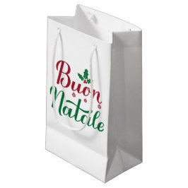Bolsa De Regalo Pequeña Navidades rojos y verdes de Buon Natale