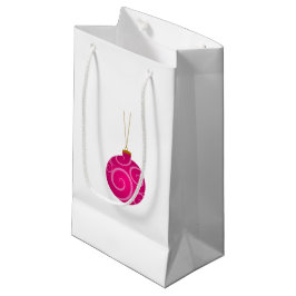 Bolsa De Regalo Pequeña Navidades rosados oscuros bautizan pequeña bolsa d