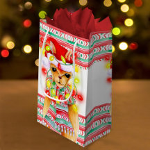 Navidades vacaciones personalizado de patrón acuar