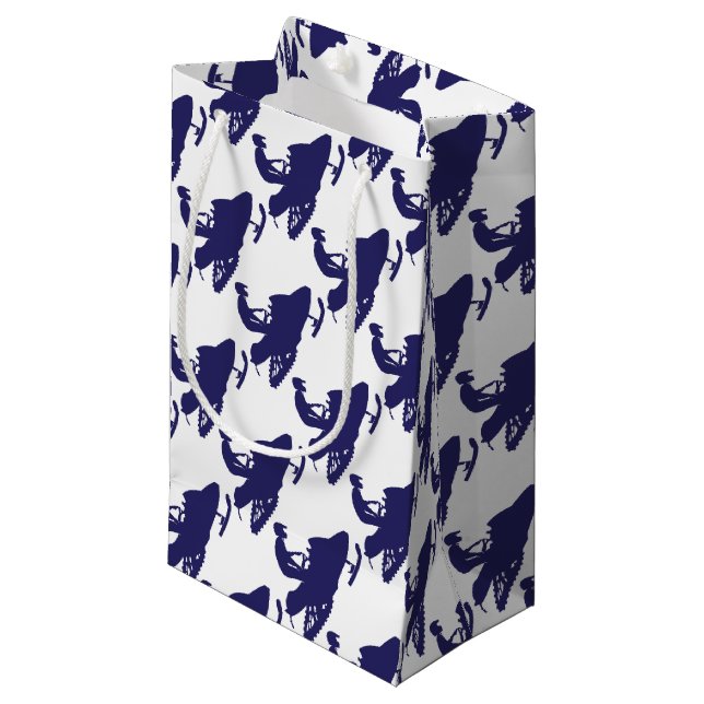Bolsa De Regalo Pequeña Navy-Snowmobiler (Angulo Anverso)
