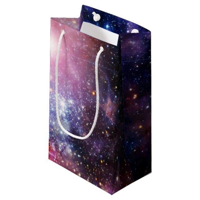 Bolsa De Regalo Pequeña Nebulosa fresca de la galaxia (Angulo Anverso)