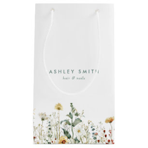 Bolsa De Regalo Pequeña Negocio de campo de flores silvestres de verano