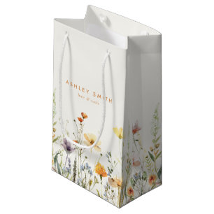 Bolsa De Regalo Pequeña Negocio de flores silvestres rusas