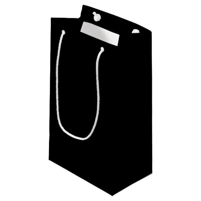 Bolsa De Regalo Pequeña Negro (Angulo Anverso)