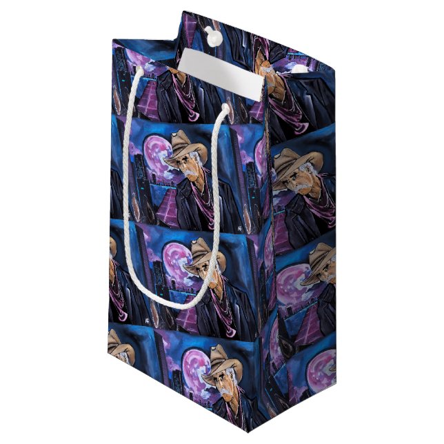 Bolsa De Regalo Pequeña Neon Moon Painting by Alfred Fox (Angulo Anverso)