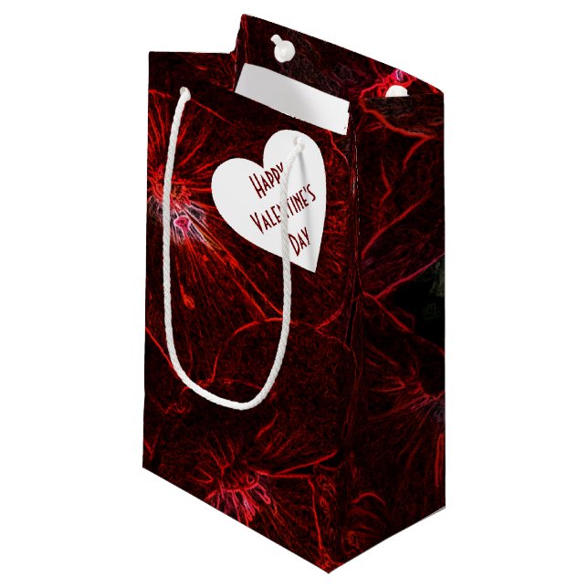 Bolsa De Regalo Pequeña Neon Red Violas (Angulo Anverso)