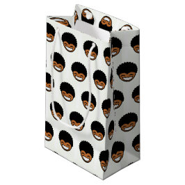 Bolsa De Regalo Pequeña Niñito afro sonriente
