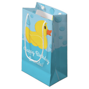 Bolsa De Regalo Pequeña Niños Fiestas de cumpleaños de Rubber Ducky beb
