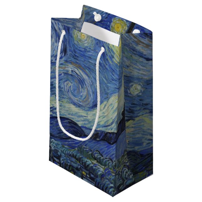 Bolsa De Regalo Pequeña Noche estrellada de Vincent Van Gogh (Angulo Anverso)