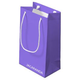 Bolsa De Regalo Pequeña Nombre de color púrpura de Jacaranda