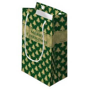 Bolsa De Regalo Pequeña Nombre de etiqueta de regalo: Patrón de árbol dora