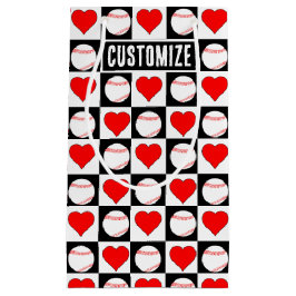 Bolsa De Regalo Pequeña Nombre del jugador de béisbol o Deportes personali