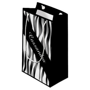 Bolsa De Regalo Pequeña Nombre del modelo de la cebra