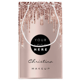 Bolsa De Regalo Pequeña Nombre del Rosa de logotipo de personalizado de Ru