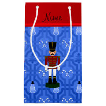 Nombre personalizado nutcracker blue snowman trell