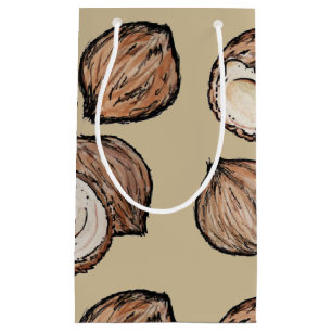 Bolsa De Regalo Pequeña Nueces para el patrón de coco