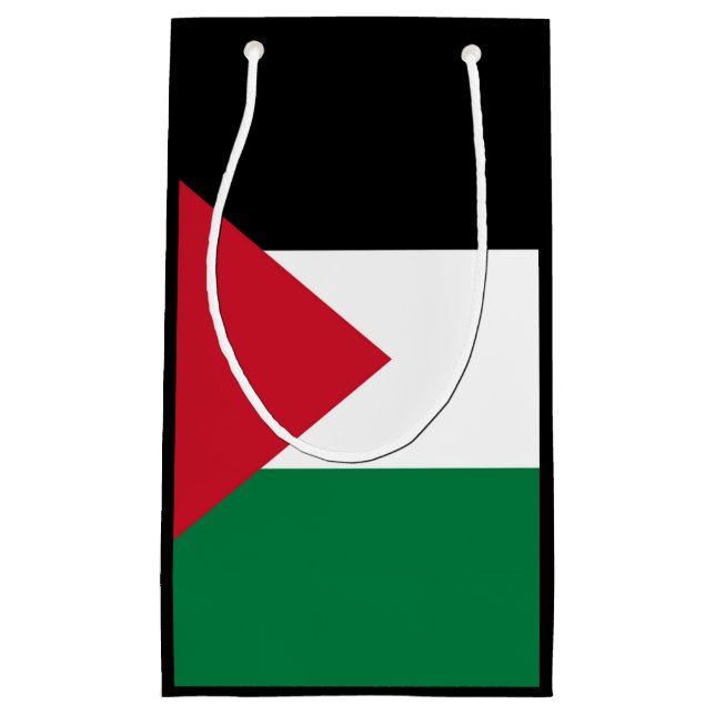 Bolsa De Regalo Pequeña oficialmente bandera del Estado de Palestina (Anverso)