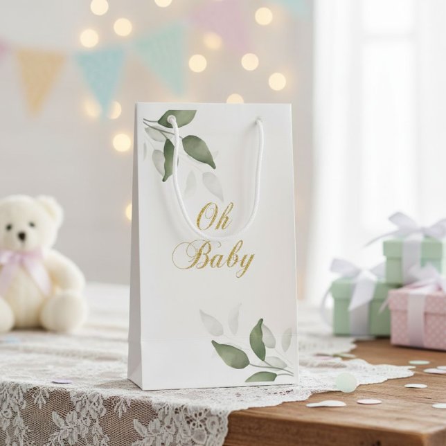 Bolsa De Regalo Pequeña Oh Baby gift bag - Botanical baby bag (Subido por el creador)