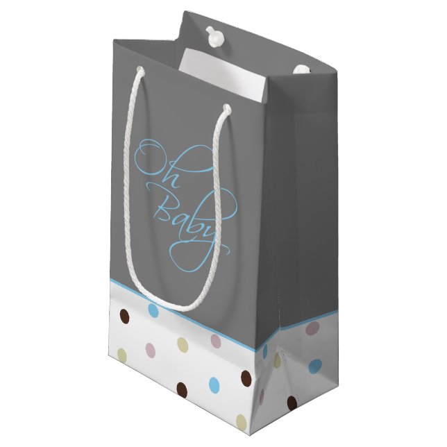 Bolsa De Regalo Pequeña Oh Baby Posh Baby Gift (Angulo Anverso)